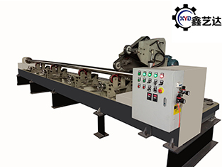 Tube outer surface polishing grinding and buffing machine