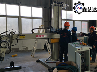 Installation guide for tank polishing machine