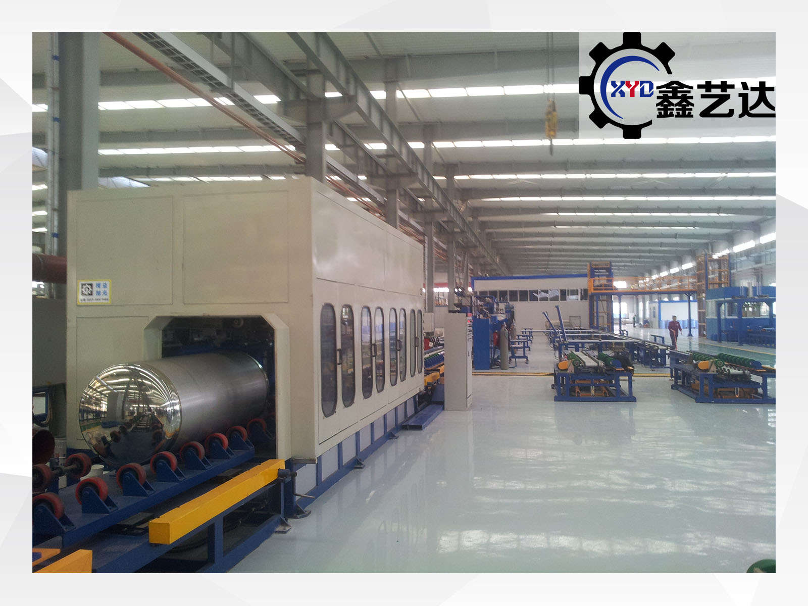 LNG cylinder polishing machine successfully shipped