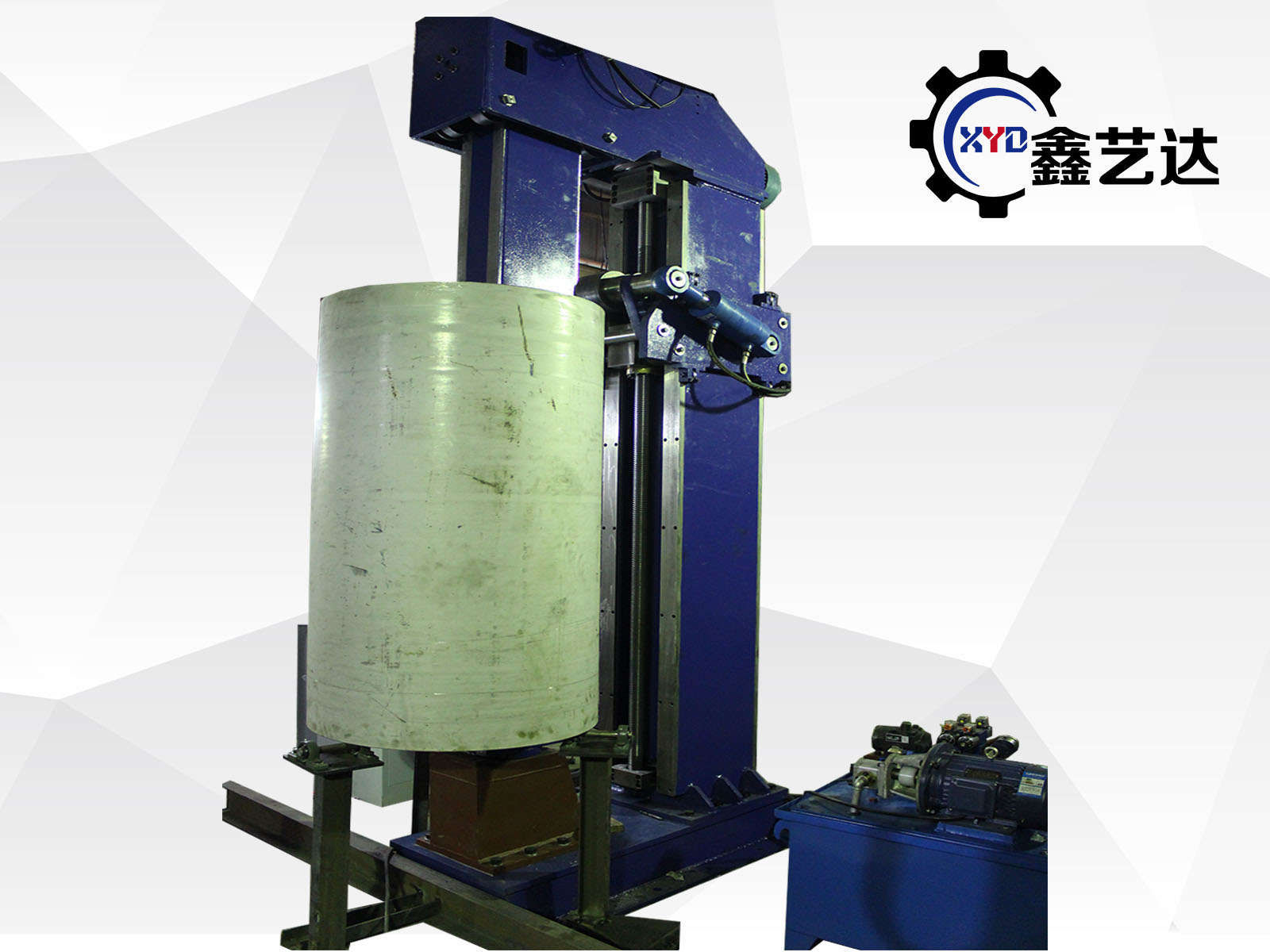 PLC welding joint rolling machine