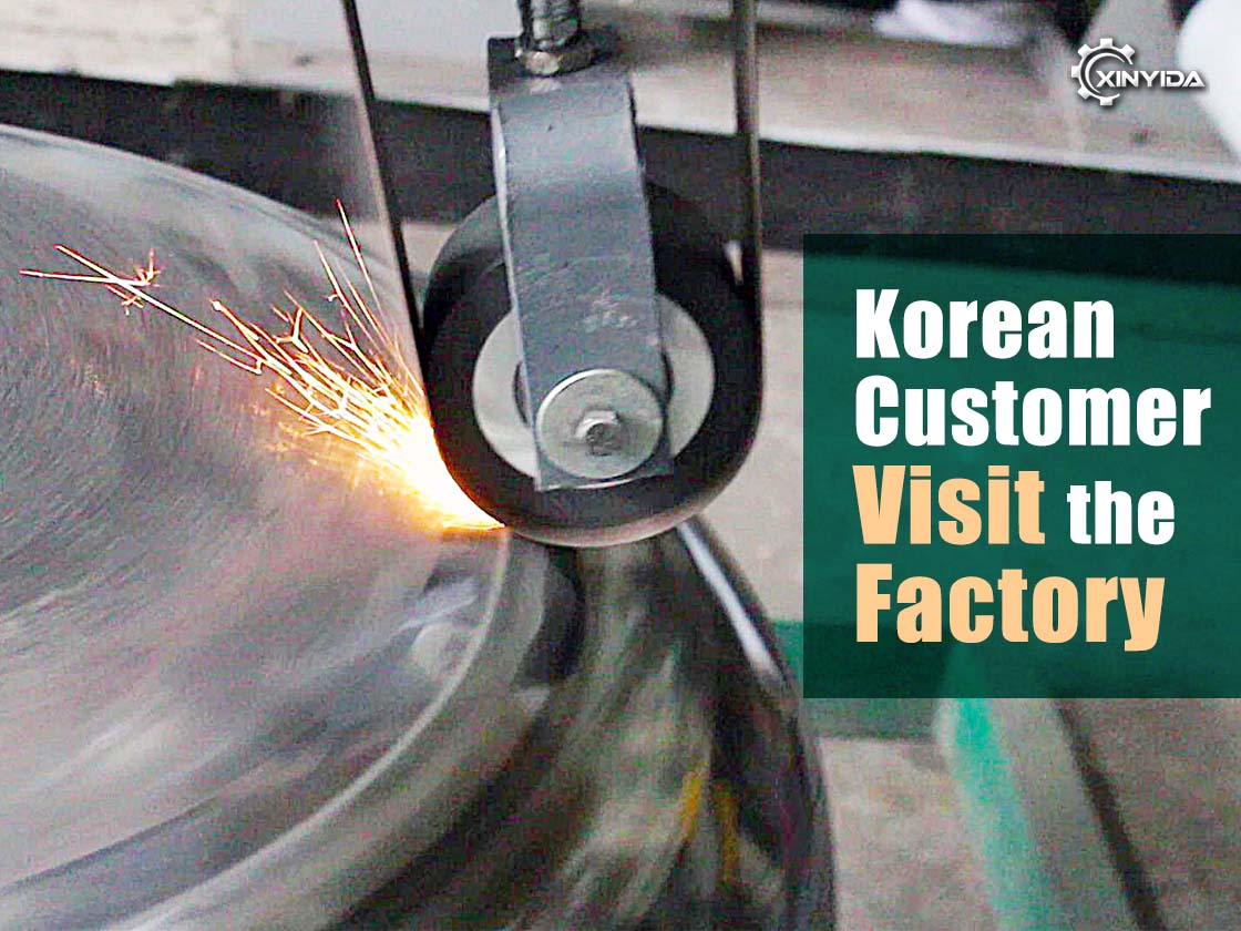 Korean Customers visit our factory